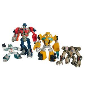 Transformers Lot Bumblebee Optimus Prime Megatron Rescue Bots Set Action Figure